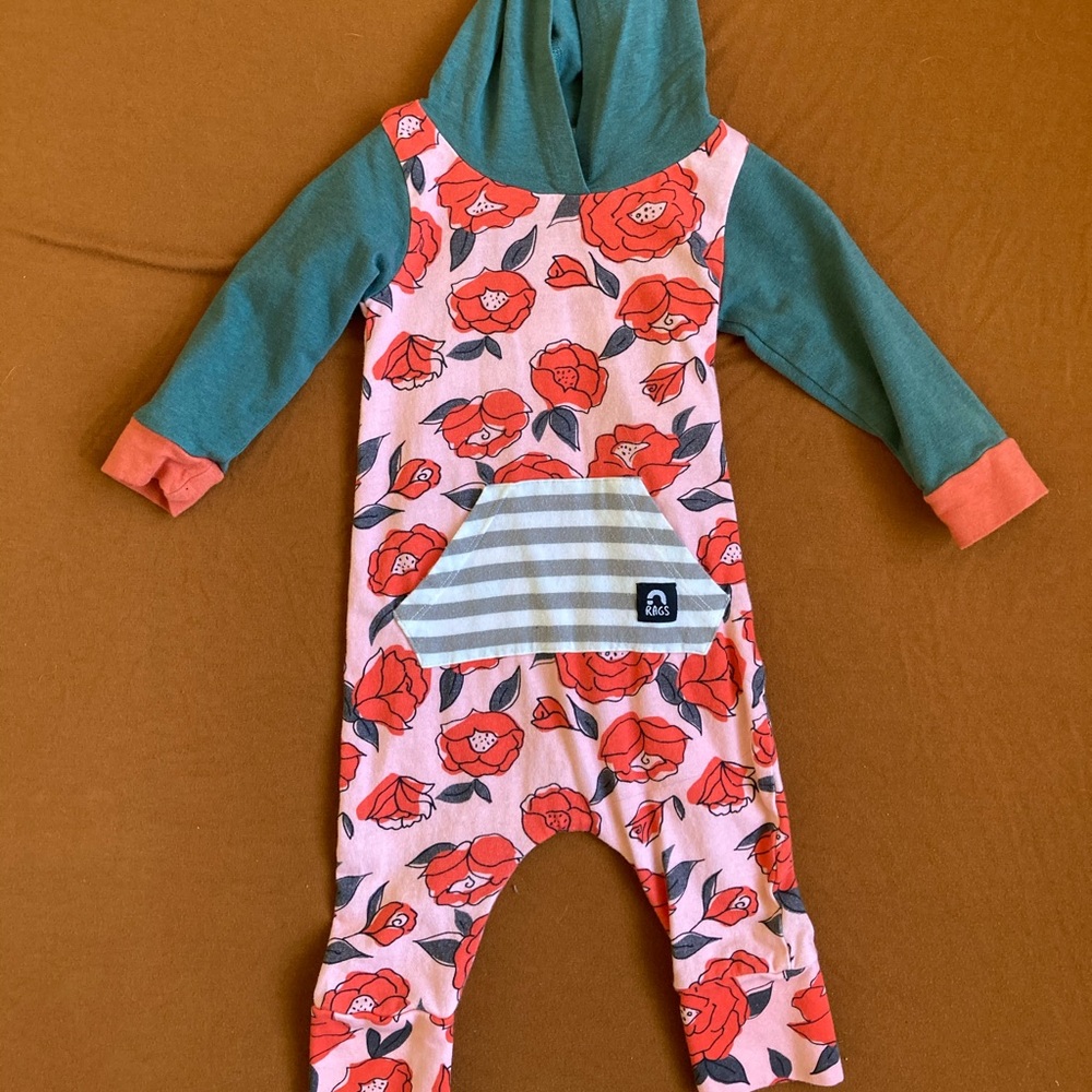 Rags to Raches Girl Romper 3-6 Months